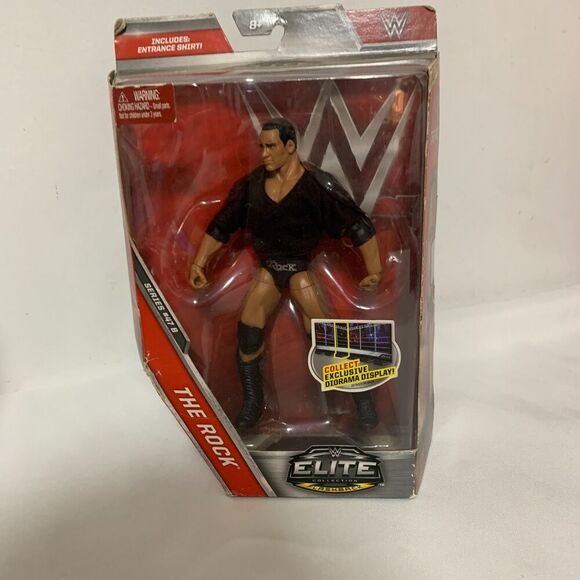 WWE Elite Collection Flashback The Rock Figure,WWE Superstars collectibles. - Picture 1 of 10